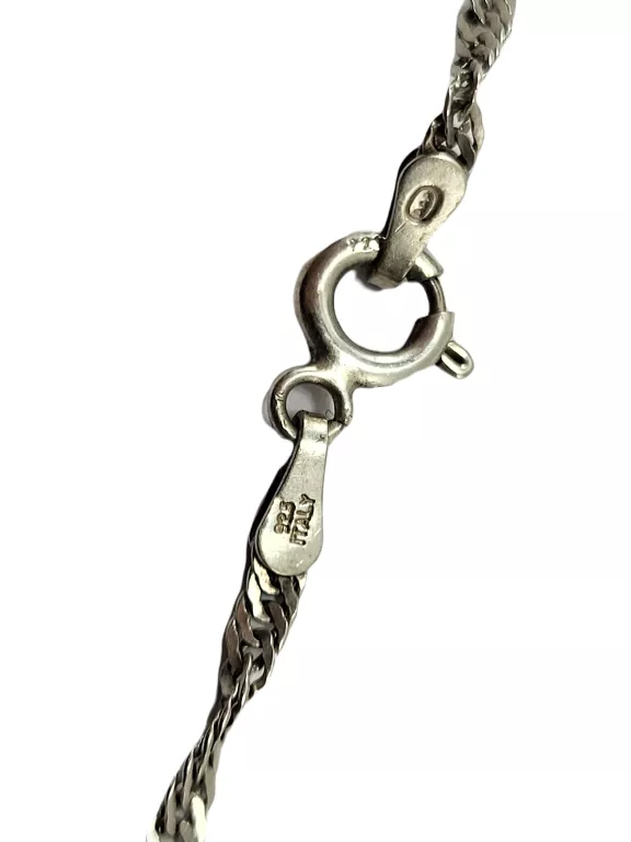 ZERWANA BRANSOLETKA Z KULCZEKAMI 925 1,95G