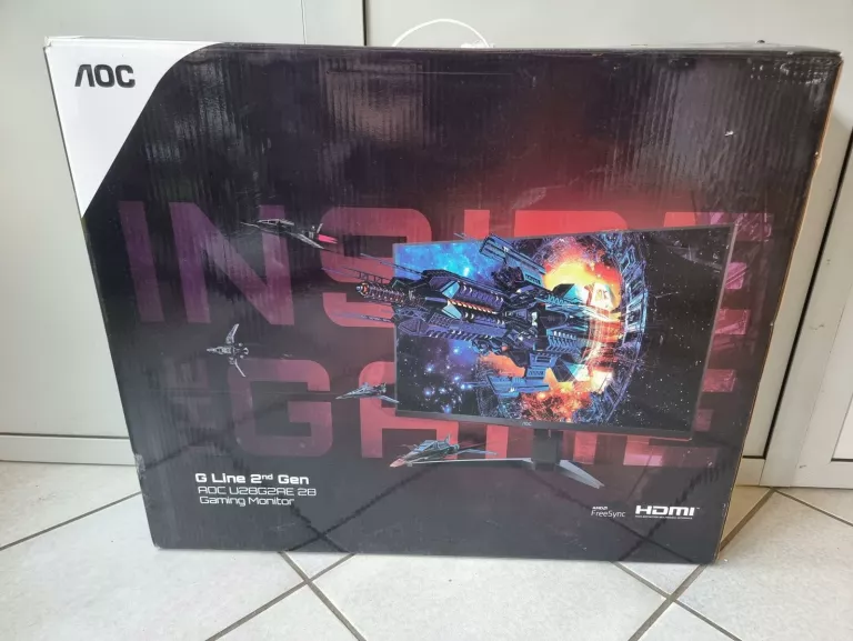 MONITOR LED AOC U28G2AE 28" 3840X2160 IPS