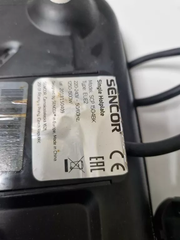 KUCHENKA ELEKTRYCZNA SCP 1504BK SENCOR