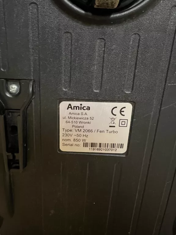 ODKURZACZ AMICA VM 2066