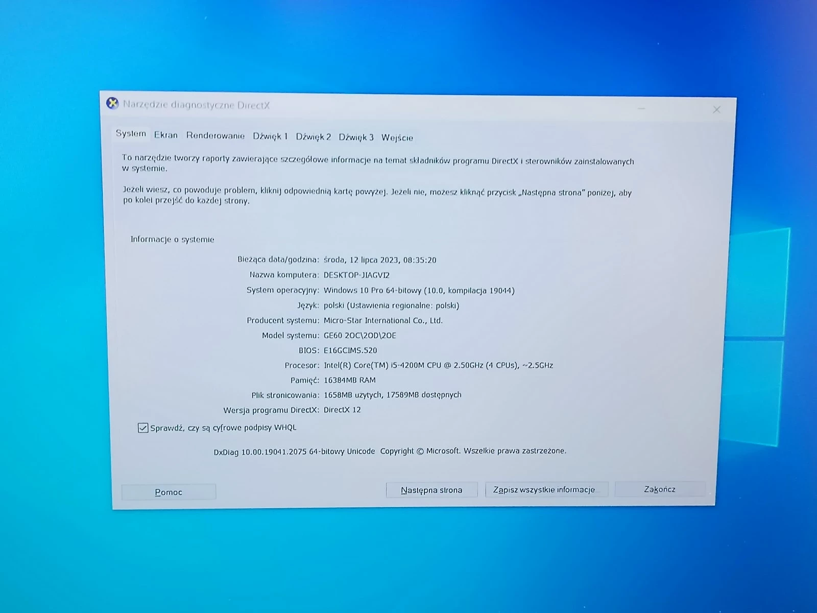 laptop-msi-ge60-stan-uzywany