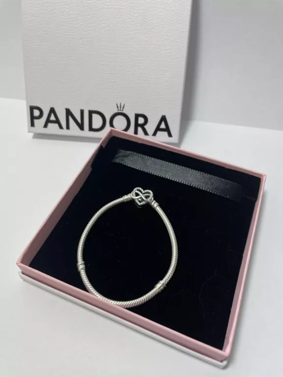 BRANSOLETKA PANDORA MOMENTS SERCE SREBRO 925