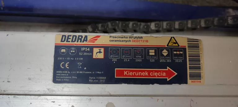 PRZECINARKA STOLIKOWA DED7731B ODBIÓR OSOBISTY