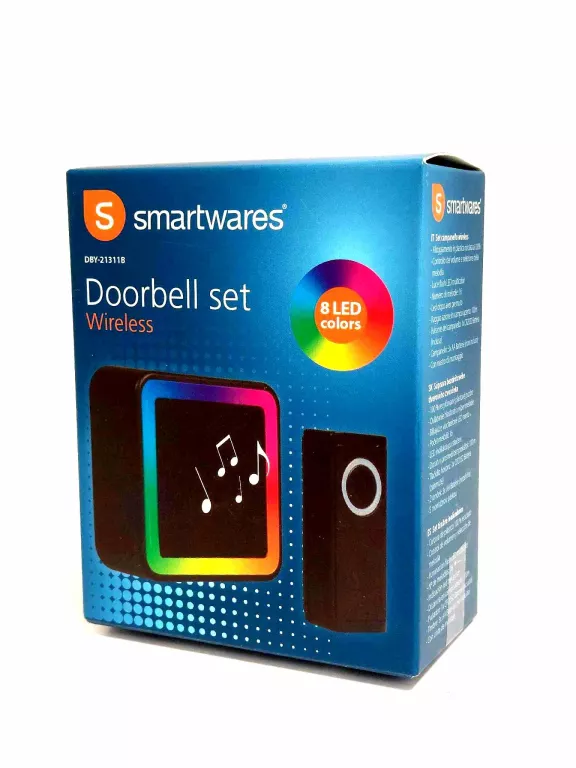 DZWONEK BEZPRZEWODOWY SMARTWARES CZARNY