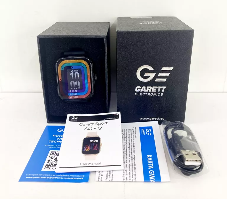 SMARTWATCH GARETT SPORT ACTIVITY KPL (DLA DZIECKA,DOROSŁEGO, BLUETOOTH)