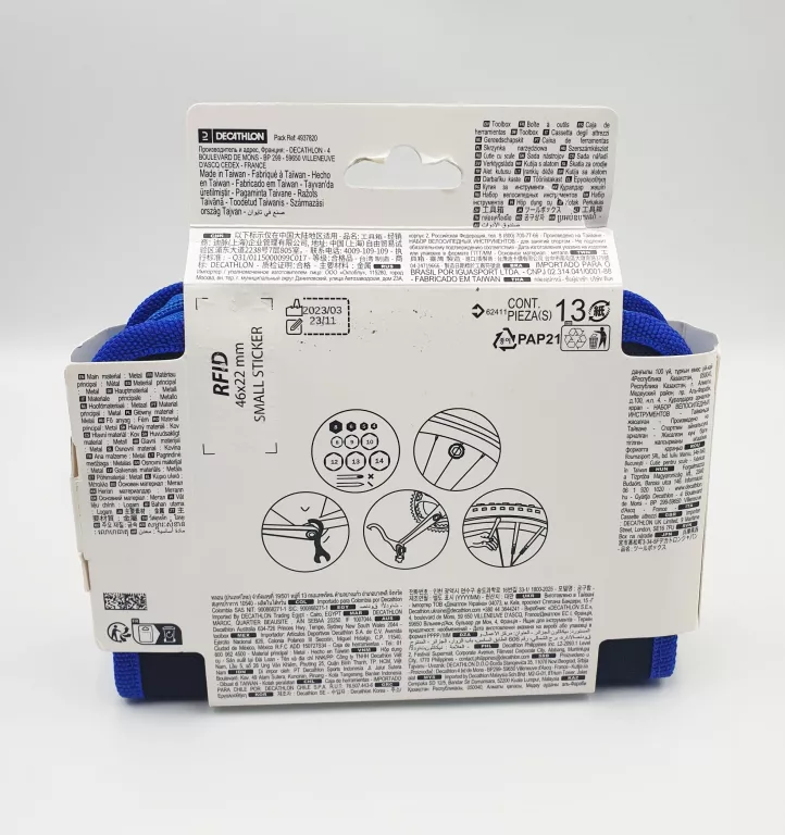 ZESTAW NARZĘDZI ROWEROWYCH DECATHLON TOOLBOX 100