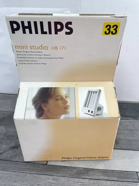 MINI SOLARIUM PHILIPS HB171 PUDEŁKO