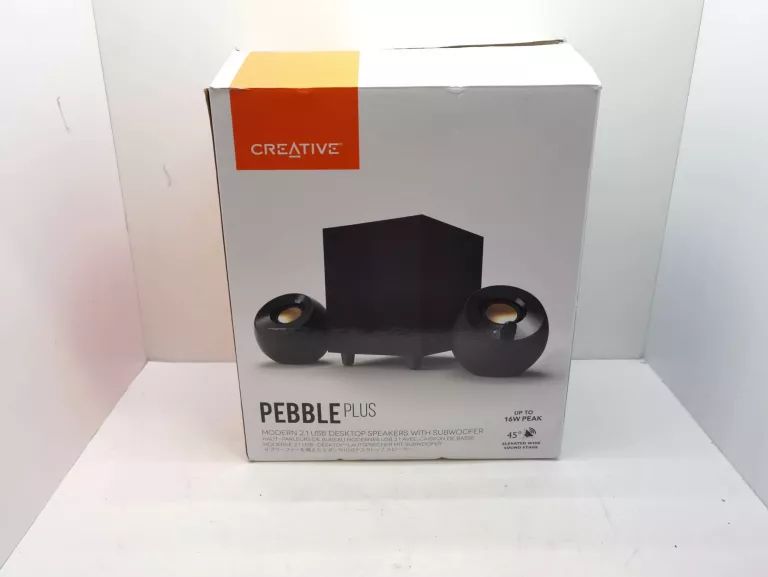 GŁOŚNIKI STACJONARNE CREATIVE PEBBLE PLUS 2.1 USB