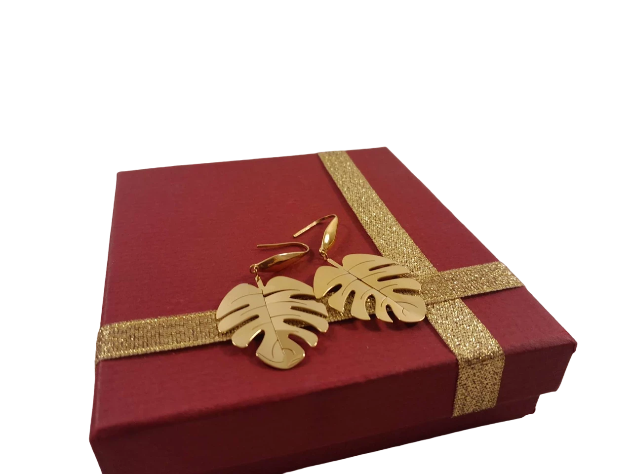 kolczyki-stal-pozlacana-duzy-lisc-monstery-toszecka-331-gliwice-g1