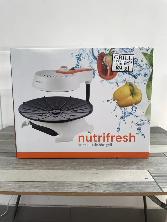 KONTAKTOWY GRILL ELEKTRYCZNY NUTRIFRESH