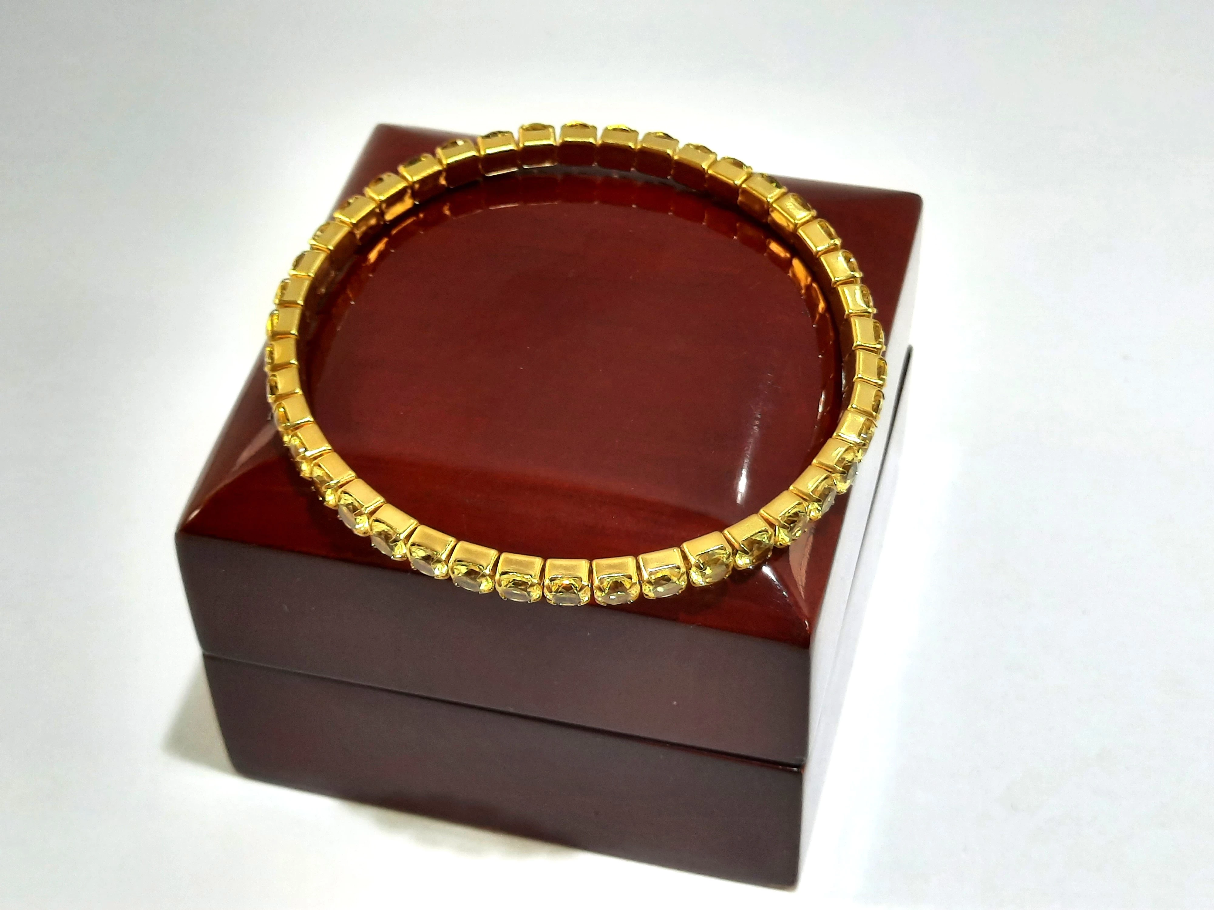 bransoletka-stal-pozlacana-cyrkonie-w-oplocie-stan-11323-2