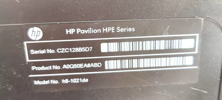 KOMPUTER STACJONARNY HP PAVILION HPE I5 1TB WIN7