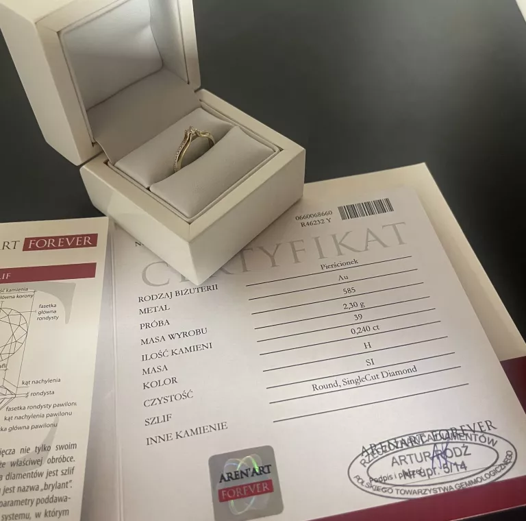 piekny-zloty-pierscionek-z-diamentem-585-0240ct-rodzaj-wyrob-jubilerski