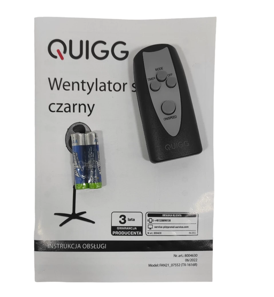 wentylator-wolnostojacy-quigg-tx-161r-stan-uzywany