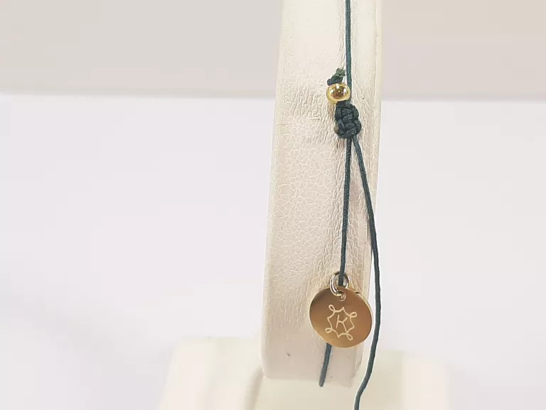 bransoletka-stal-pozlacana-zielono-rubinowe-korale-stan-11323-2