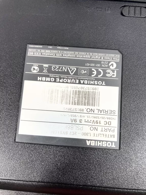 LAPTOP TOSHIBA L300