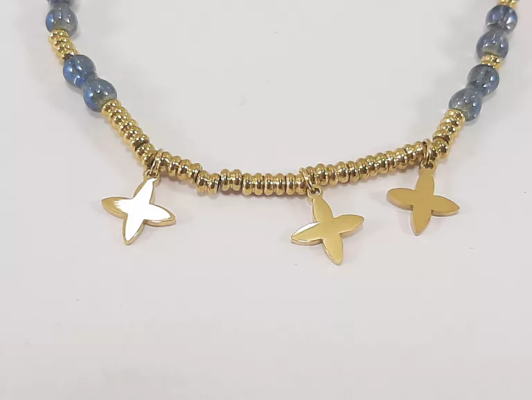 bransoletka-stal-pozlacana-podwojna-3-kwiatki-rodzaj-2205-16