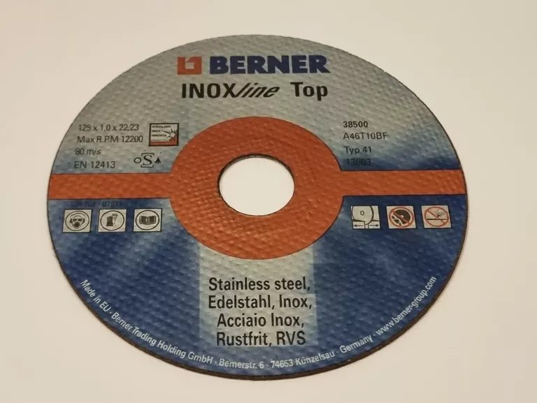 TARCZA DO METALU BERNER INOXLINE TOP 38500
