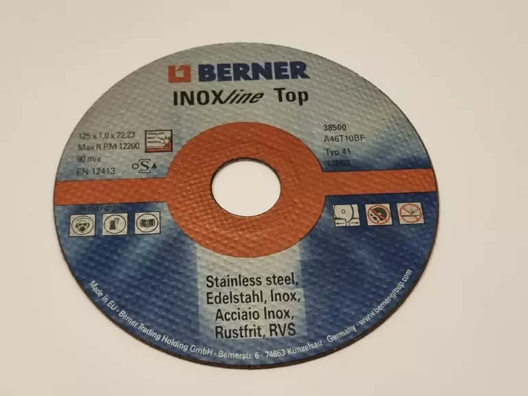 TARCZA DO METALU BERNER INOXLINE TOP 38500