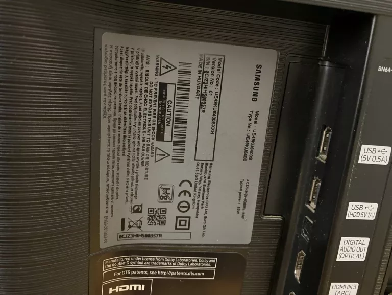 TELEWIZOR SAMSUNG UE49KU6400