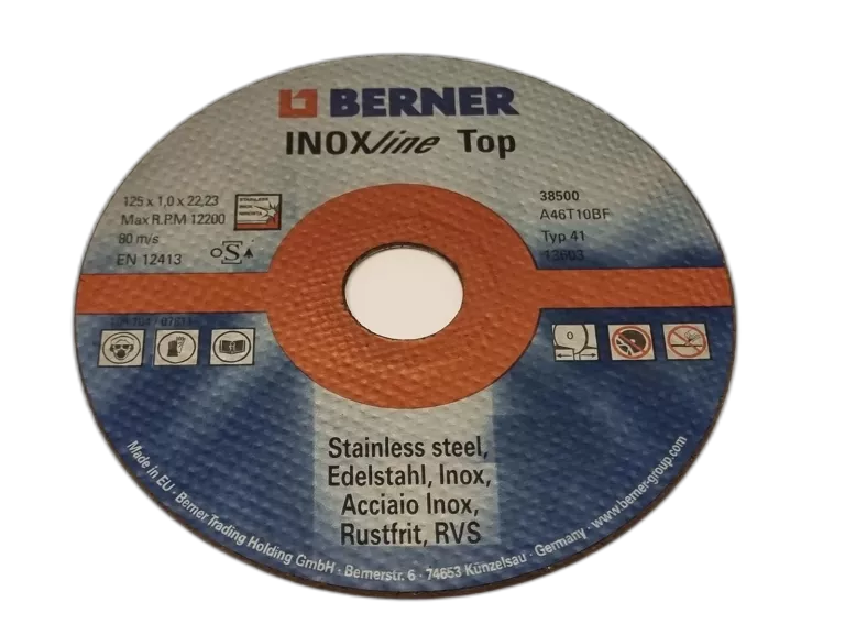 TARCZA DO METALU BERNER INOXLINE TOP 38500