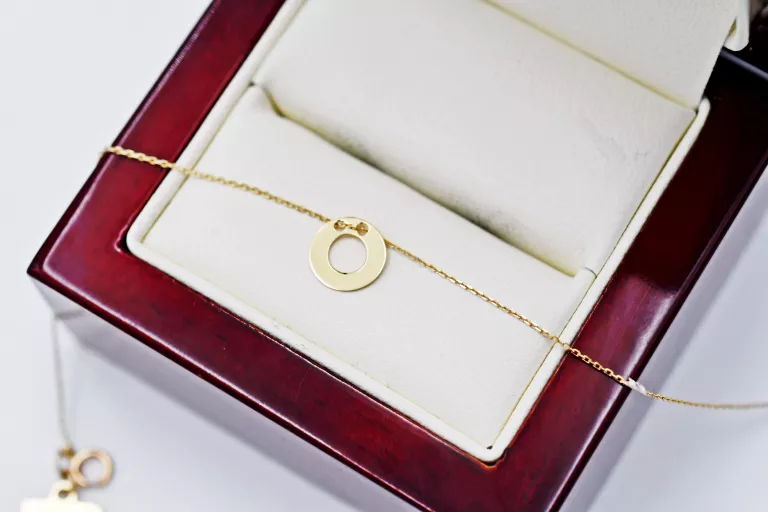 wyjatkowa-zlota-bransoletka-z-kolkiem-585-18cm-stan-11323-238058