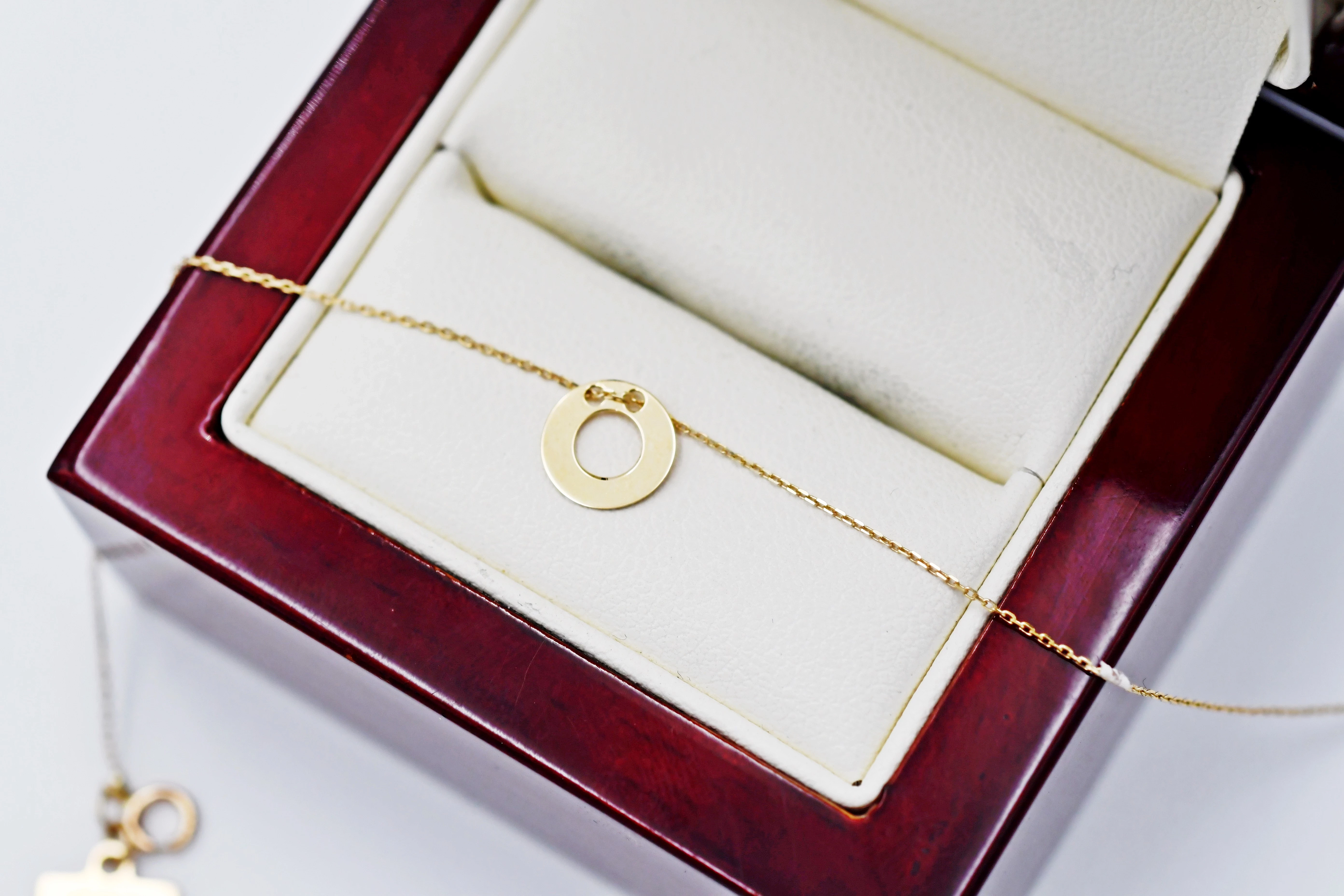 wyjatkowa-zlota-bransoletka-z-kolkiem-585-18cm-stan-11323-238058