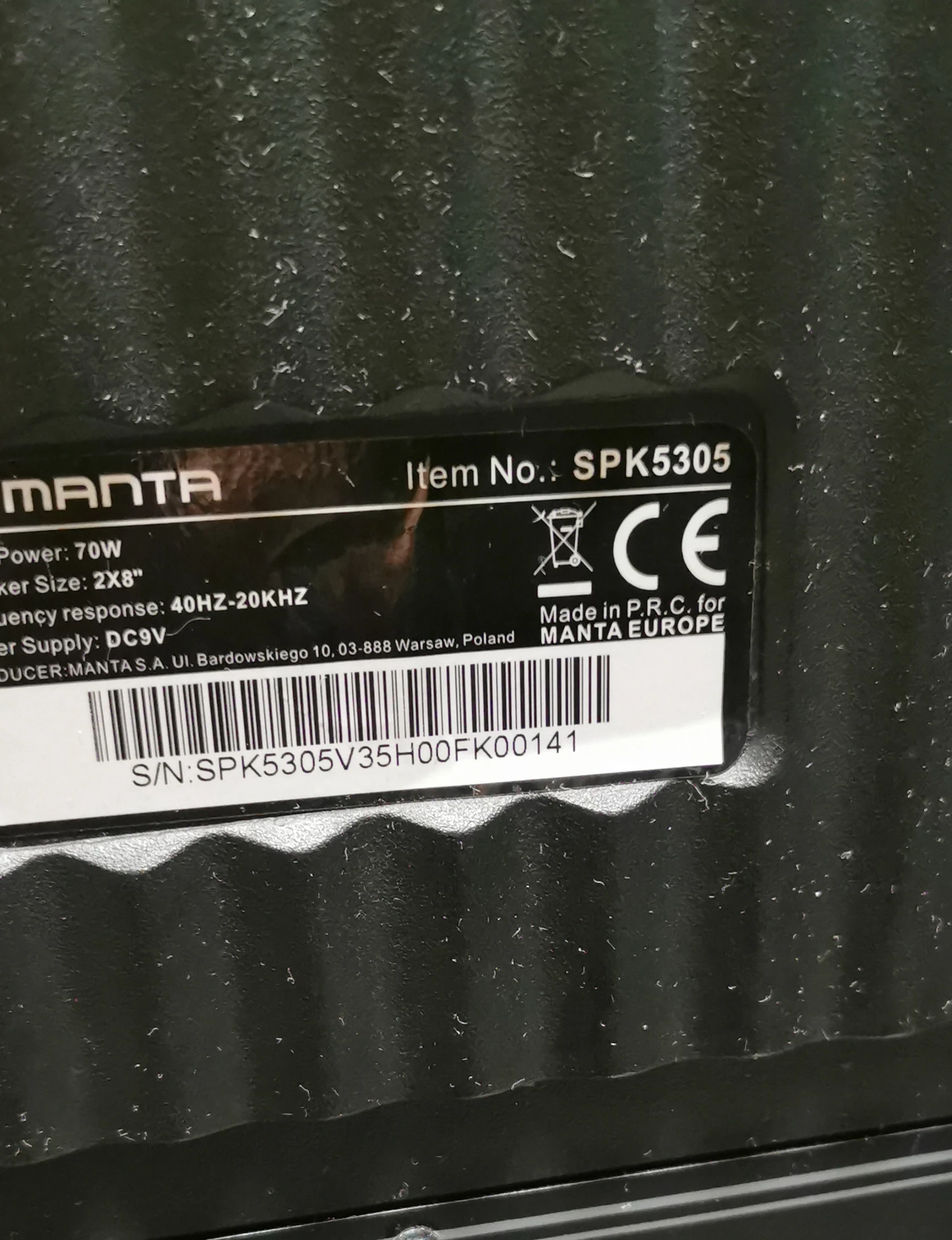 glosnik-manta-spk5305-stan-uzywany