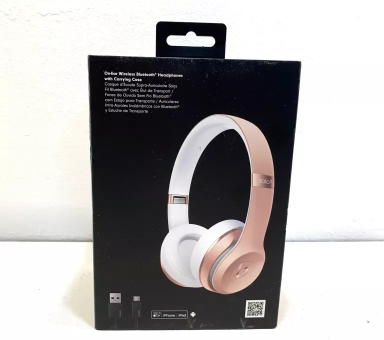 SŁUCHAWKI BEATS SOLO3 WIRELESS ROSE ZŁOTE