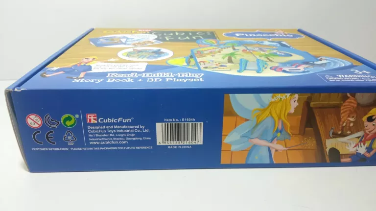 PUZZLE 3D KIDS CUBICFUN PINOCCHIO
