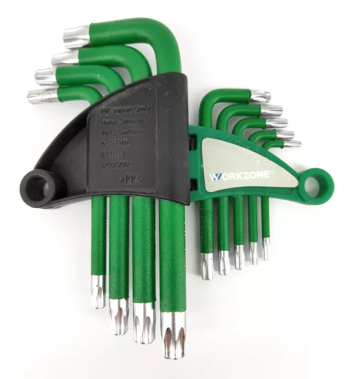 ZESTAW KLUCZY TORX WORKZONE