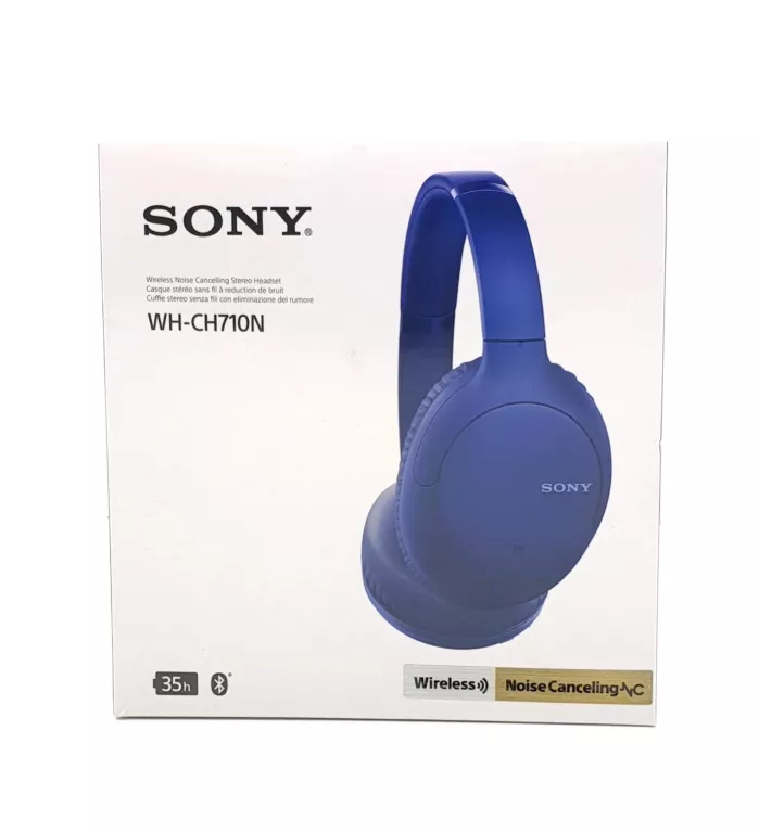 SŁUCHAWKI SONY WH-CH710N NIEBIESKIE