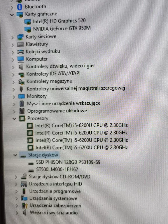 LAPTOP MEDION ERAZER P7643 I5/8RAM/128SSD
