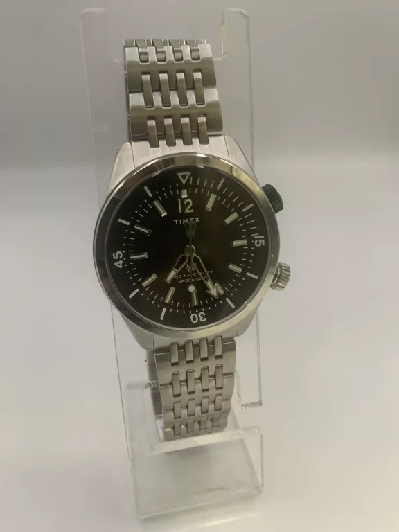 ZEGAREK MĘSKI TIMEX TW2V49700 SREBRNY BRANSOLETA
