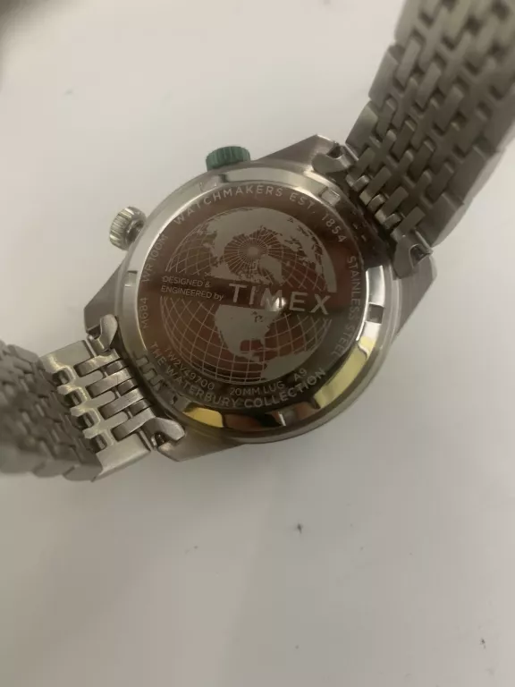 ZEGAREK MĘSKI TIMEX TW2V49700 SREBRNY BRANSOLETA