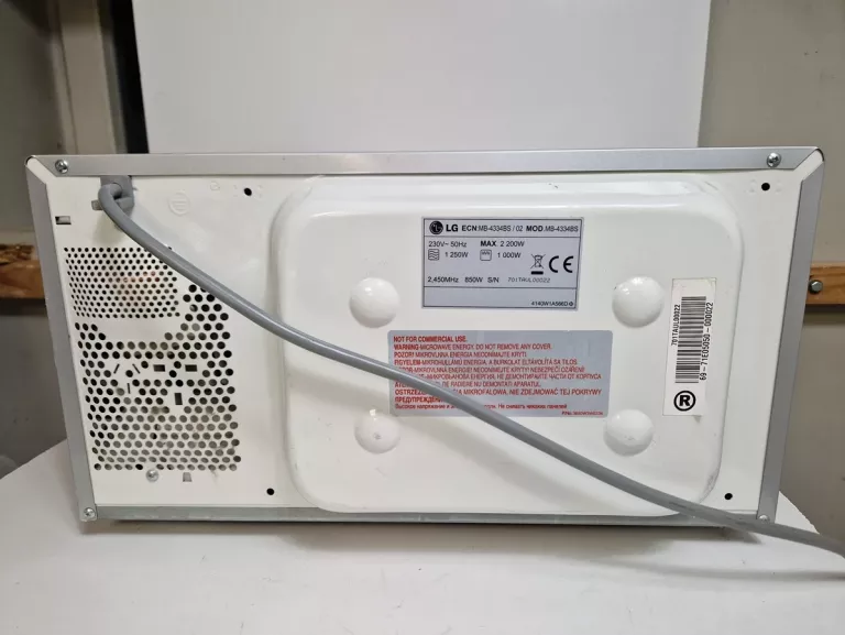 MIKROFALA LG GRILL WAVE DOM MB-4334BS
