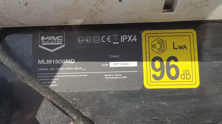 KOSIARKA ELEKTRYCZNA MACALLISTER MLM1800MD +NAPĘD