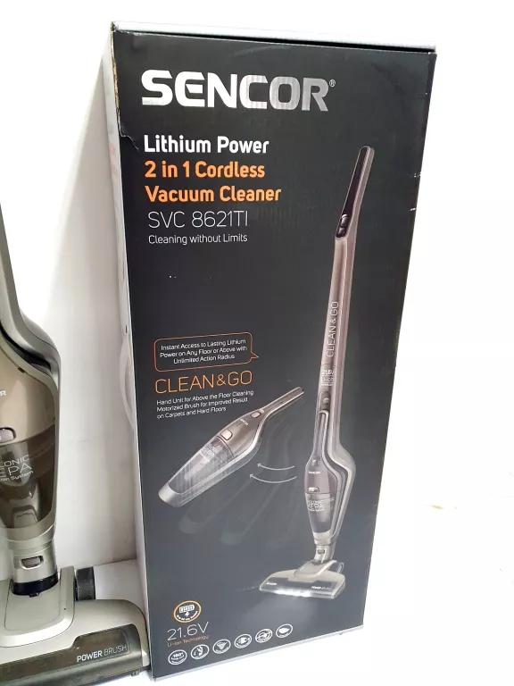 ODKURZACZ PIONOWY SENCOR SVC 8621TI KOMPLET