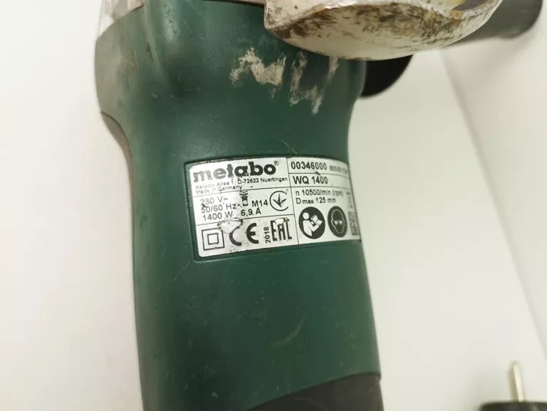 SZLIFIERKA KĄTOWA METABO WQ 1400