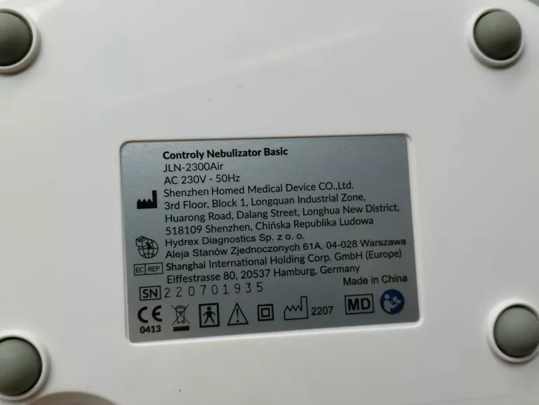 NEBULIZATOR BASIC CONTROLY