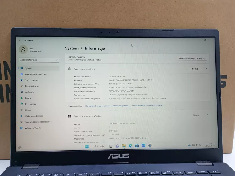 LAPTOP ASUS VIVOBOOK E410M