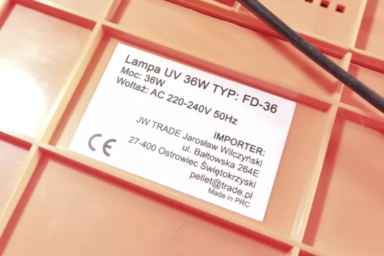 LAMPA UV  36W FD-36