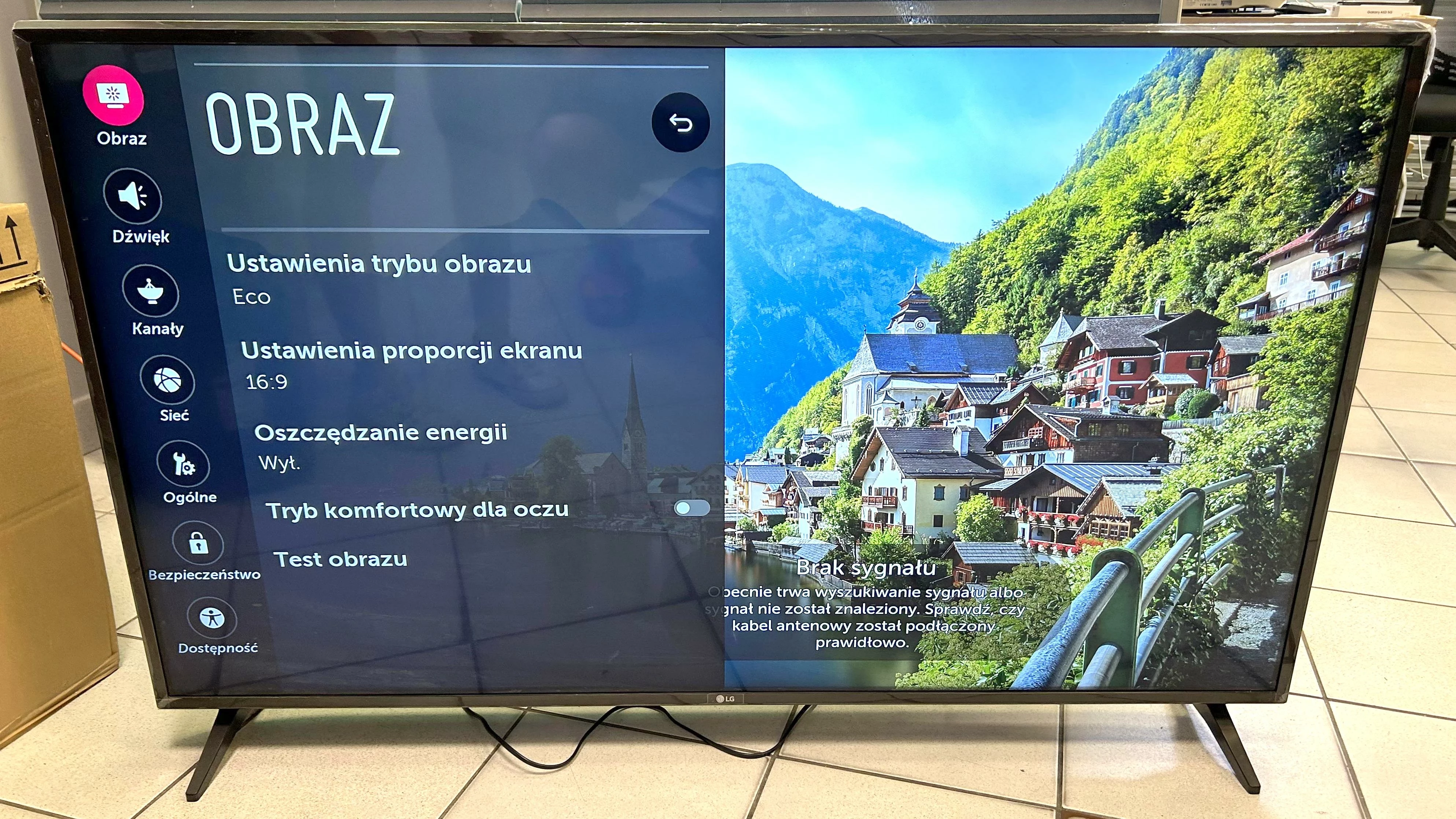 telewizor-lg-55-55uj6307-kabel-pilot-stan-uzywany