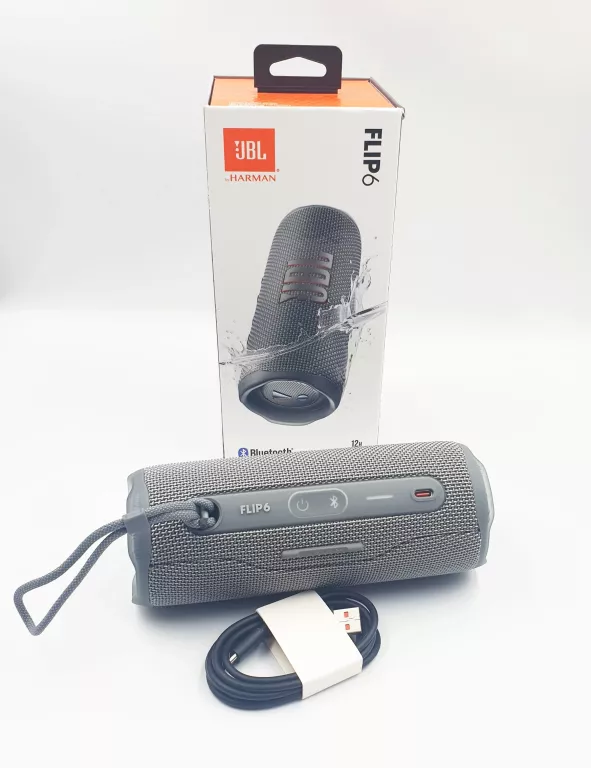 GŁOŚNIK BLUETOOTH JBL FLIP 6 SZARY