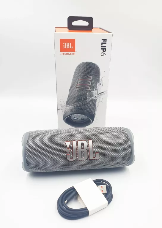 GŁOŚNIK BLUETOOTH JBL FLIP 6 SZARY