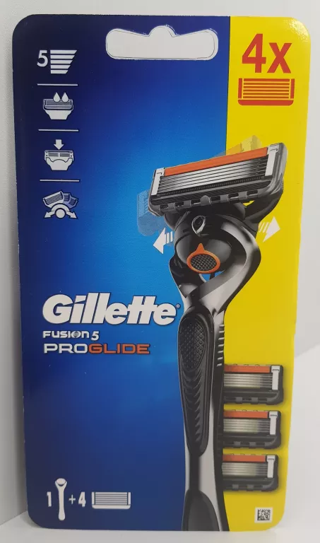 MASZYNKA GILLETTE FUSION 5 PROGLIDE + 4 OSTRZA