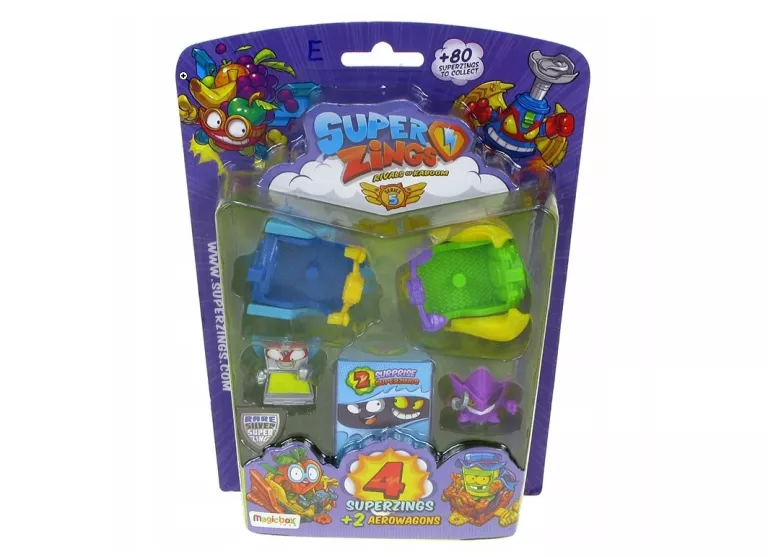 SUPER ZINGS: 4 FIGURKI I DWA AEROWAGONY  PROMOCJA!