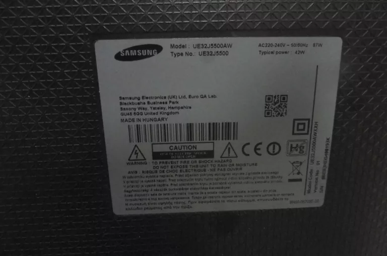 TELEWIZOR SAMSUNG SMART TV UE32J5500AW