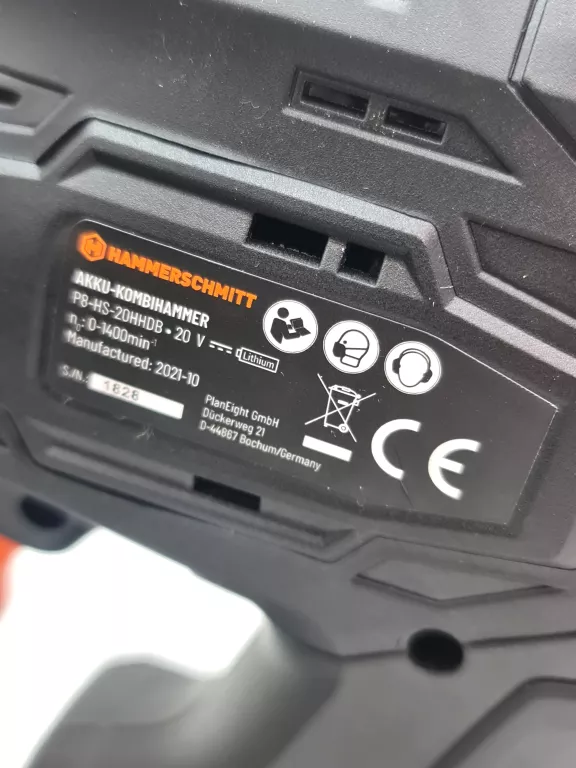 MŁOTOWIERTARKA AKUMULATOROWA HAMMERSCHMITT