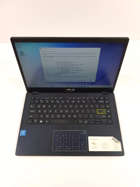 LAPTOP ASUS E410MA-EB449T 14' 8GB 256GB W10